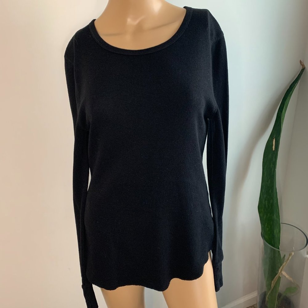 Old Navy L Black Long Sleeve Thermal